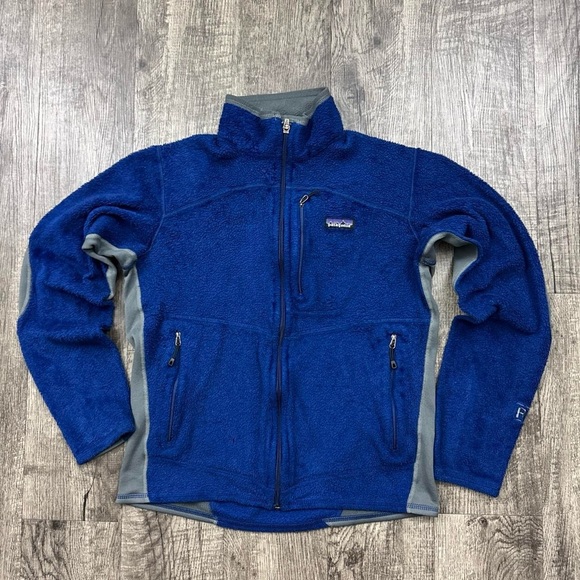 Vintage Patagonia Regulator R2 Fleece Full Zip Jacket Polortec - Picture 1 of 8